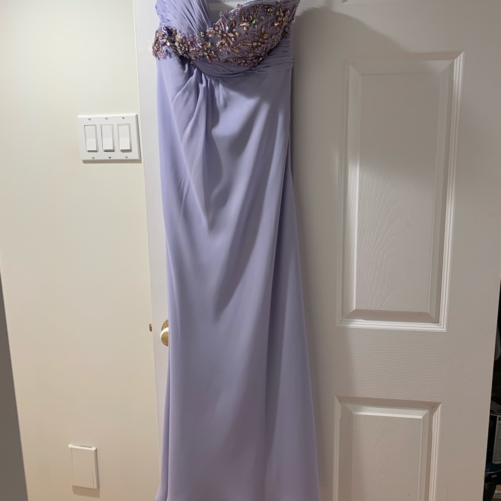 Lilac Floor Length Dress - Picture 1 of 2